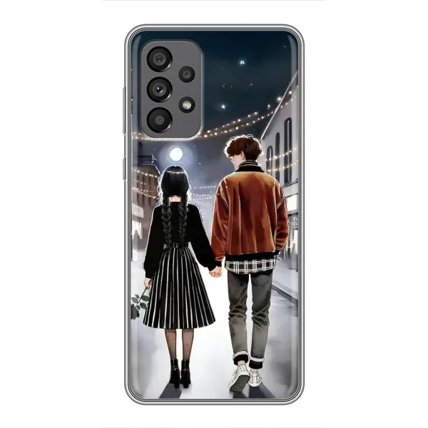 Чехол с принтом «Уэнздей и Тайлер» для Samsung Galaxy A73 (5G) Чехол с принтом «Уэнздей и Тайлер» для Samsung Galaxy A73 (5G)