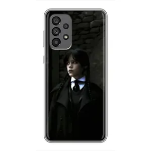 Чехол с дизайном Венздей 2 на Samsung Galaxy A73 (5G) (Темный стиль Уэнздей)