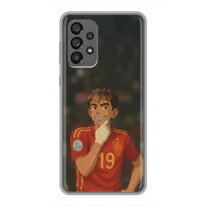 Чехол с футболистом Ламин Ямаль Samsung Galaxy A73 (5G) (Ямаль аниме)