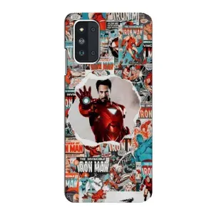 Чохли з героями Марвел Samsung Galaxy F52 5G (E526) (VPrint) (Айронмен)