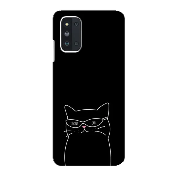 Чехол с принтом «Равнодушный кот» для Samsung Galaxy F52 5G (E526) Чехол с принтом «Равнодушный кот» для Samsung Galaxy F52 5G (E526)