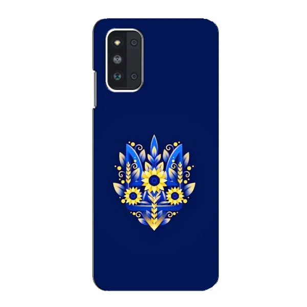 Чохол з принтом «Квітковий Герб» для Samsung Galaxy F52 5G (E526) Чохол з принтом «Квітковий Герб» для Samsung Galaxy F52 5G (E526)