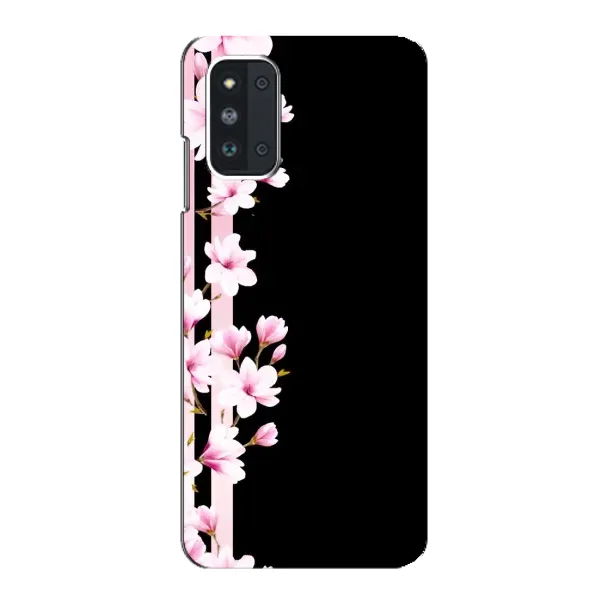 Чохол з принтом «Квіточки» для Samsung Galaxy F52 5G (E526)