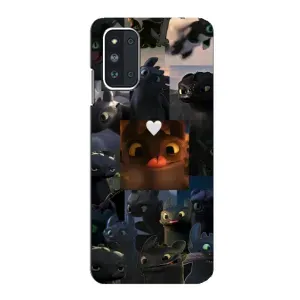 Чохол як приборкати дракона на Samsung Galaxy F52 5G (E526) (Дракон колаж)