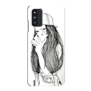 Чохол з друком для Samsung Galaxy F52 5G (E526) - (Мода) (AlphaPrint) (Фото дівчини)