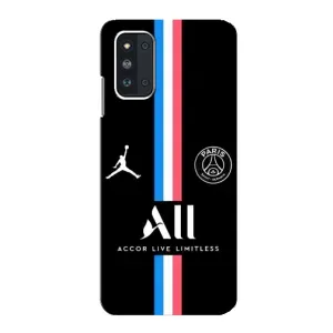 Чохли PSG для Samsung Galaxy F52 5G (E526) (AlphaPrint) (футболка ПСЖ)