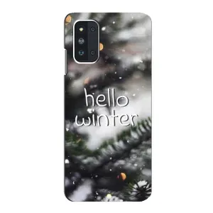 Новорічні, Святкові Чохли для Samsung Galaxy F52 5G (E526) - 2024 год (Hello winter)