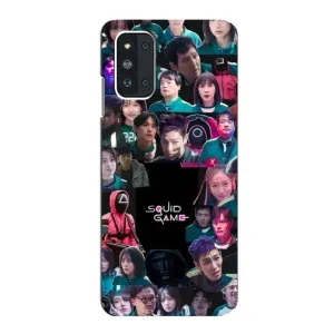 Чохол Гра в кальмара для Samsung Galaxy F52 5G (E526) (Колаж Гра кальмара)