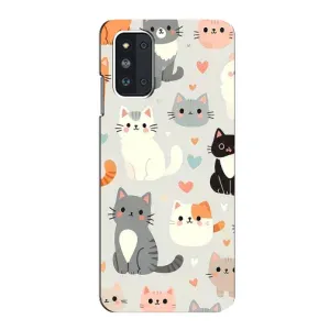 Чохол з малюнком кіт на Samsung Galaxy F52 5G (E526) (Колаж котів)