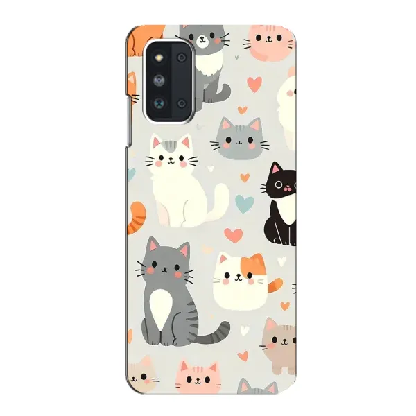 Чехол с принтом «Коллаж котов» для Samsung Galaxy F52 5G (E526) Чехол с принтом «Коллаж котов» для Samsung Galaxy F52 5G (E526)