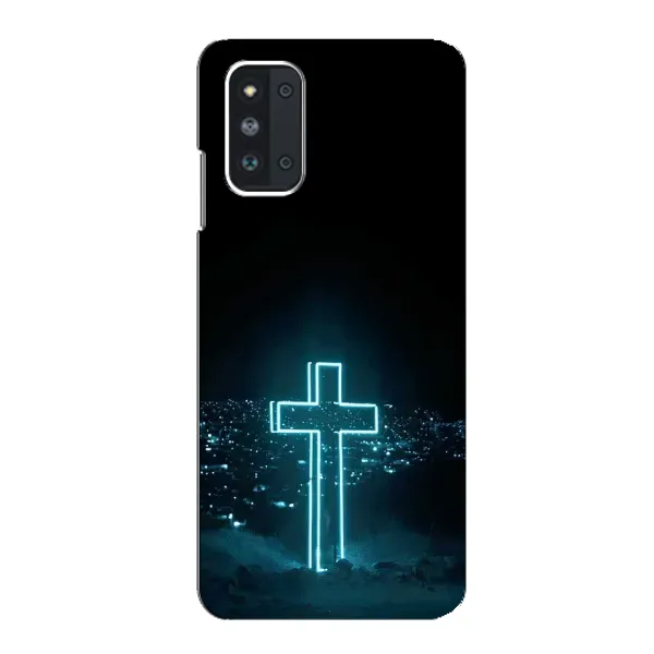 Чехол с принтом «Крест и город» для Samsung Galaxy F52 5G (E526) Чехол с принтом «Крест и город» для Samsung Galaxy F52 5G (E526)