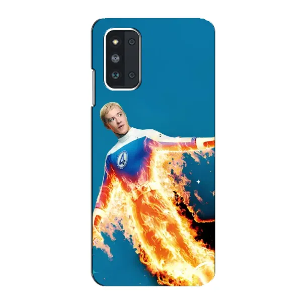 Чехол с принтом «Человек-факел в огне» для Samsung Galaxy F52 5G (E526) Чехол с принтом «Человек-факел в огне» для Samsung Galaxy F52 5G (E526)