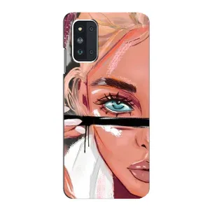 Чохол з друком для Samsung Galaxy F52 5G (E526) - (Мода) (AlphaPrint) (Макіяж)