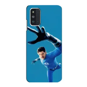 Чохол з принтом Фантастична четвірка для Samsung Galaxy F52 5G (E526) (Містер Фантастік супергерой)
