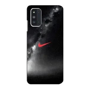 Чохол для Samsung Galaxy F52 5G (E526) - з принтом Найк (AlphaPrint) (Найк червоний)