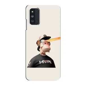 Чехлы с Обезьянами NFT для Samsung Galaxy F52 5G (E526) (AlphaPrint) (обезьяна NFT в очках)
