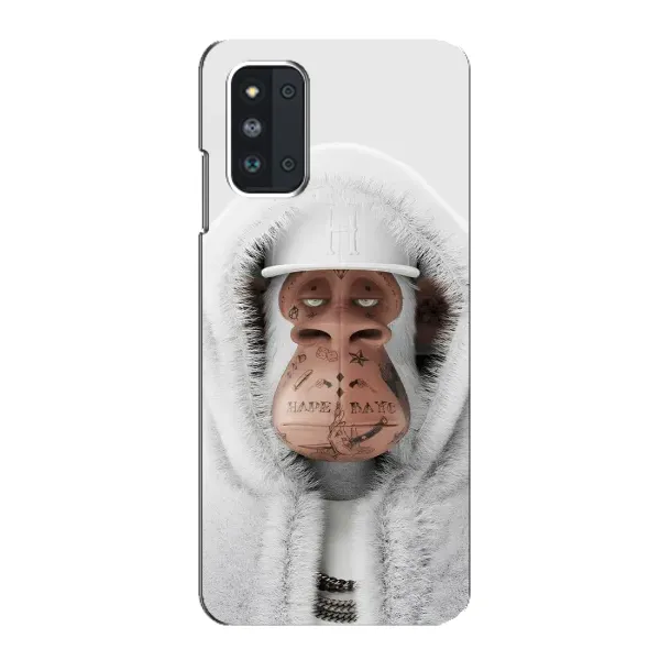 Чехол с принтом «обезьяна NFT в тату» для Samsung Galaxy F52 5G (E526) Чехол с принтом «обезьяна NFT в тату» для Samsung Galaxy F52 5G (E526)
