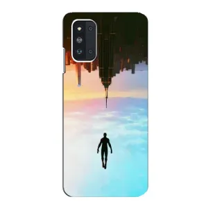 Чохол з людиною павуком для Samsung Galaxy F52 5G (E526) - (AlphaPrint) (Людина павук)
