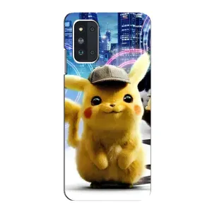 Чехол с Пикачу на Samsung Galaxy F52 5G (E526) (Пикачу в городе)