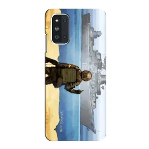 Чехол с принтом (Русский корабль...) для Самсунг Ф52 (AlphaPrint) (Російський корабель)