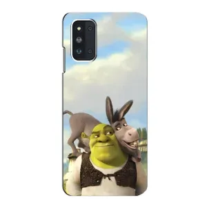Чохол з мультфільмом Шрек на Samsung Galaxy F52 5G (E526) (Шрек та Осел)