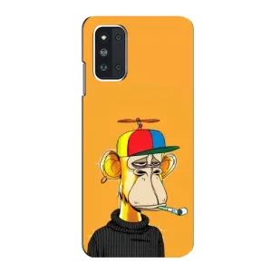 Чехлы с Обезьянами NFT для Samsung Galaxy F52 5G (E526) (AlphaPrint) (Скучающая Обезьяна NFT)
