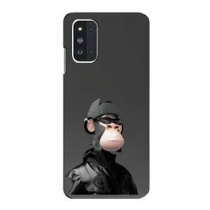 Чехлы с Обезьянами NFT для Samsung Galaxy F52 5G (E526) (AlphaPrint) (стильная обезьяна NFT)