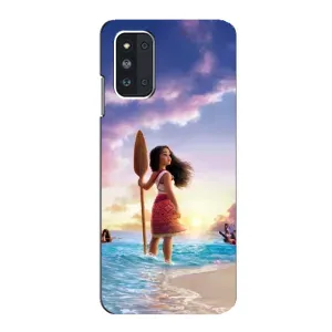 Чохол з мультфільмом Ваяна Samsung Galaxy F52 5G (E526) (Моана з веслом)