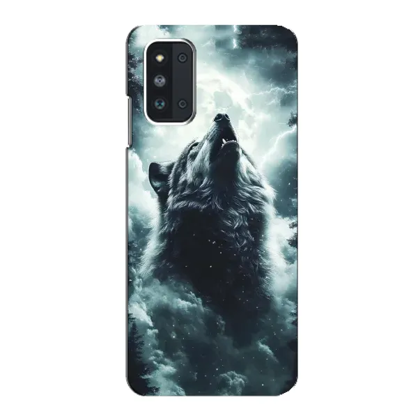 Чохол з принтом «Вовк у хмарах» для Samsung Galaxy F52 5G (E526) Чохол з принтом «Вовк у хмарах» для Samsung Galaxy F52 5G (E526)