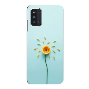 Чехлы с Цветами для Samsung Galaxy F52 5G (E526) (VPrint) (Желтый цветок)