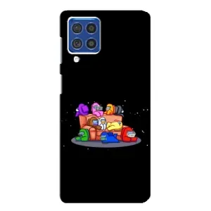 Чехол Амонг Ас для Samsung Galaxy F62 (AlphaPrint) (Амонг-ас)