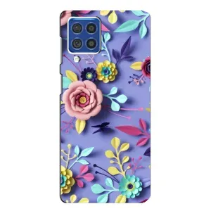 Чехлы с Цветами для Samsung Galaxy F62 (VPrint) (Цветочный дизайн)