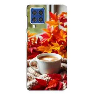 Чохол з унікальним дизайном 'Осінь з кавою' для Samsung Galaxy F62