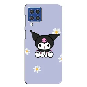 Чохол з кроликом Куромі на Samsung Galaxy F62 (Куромі в квітах)