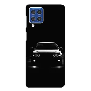 Чехол для Самсунг Ф62 - с принтом БМВ (AlphaPrint) (Машина BMW)