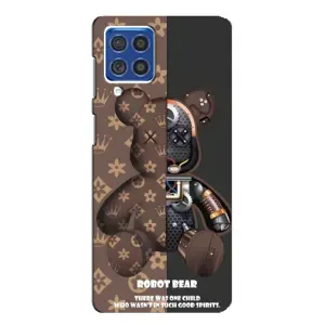 Круті Чохли Луі Віттон для Samsung Galaxy F62 (AlphaPrint) (Ведмідь Луі Вітон)