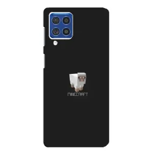 Чехол Майнкрафт на Samsung Galaxy F62 (AlphaPrint) Minecraft (Овечка Майнкрафт)