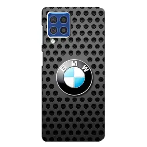 Чехол для Самсунг Ф62 - с принтом БМВ (AlphaPrint) (Знак БМВ)