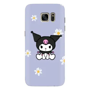 Чохол з кроликом Куромі на Samsung Galaxy S7 Еdge / G935 (Куромі в квітах)
