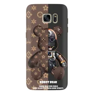 Крутые Чехлы Луи Виттон для Samsung Galaxy S7 Еdge / G935 (AlphaPrint) (Медведь Луи Витон)