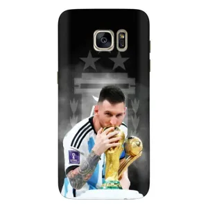 Чехлы для Samsung Galaxy S7 Еdge / G935 (Leo чемпион) (AlphaPrint) (Месси Чемпион)