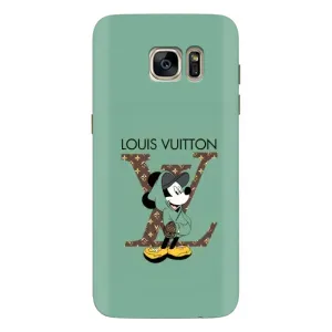 Чехлы Луи Витон для Samsung Galaxy S7 Еdge / G935 (AlphaPrint - LOUIS VUITTON) (Микки Маус LV)
