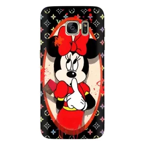 Чехол Disney Mouse Samsung Galaxy S7 Еdge / G935 (PREMIUMPrint) (Минни Маус ЛВ)