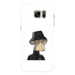 Чехлы с Обезьянами NFT для Samsung Galaxy S7 Еdge / G935 (AlphaPrint) (обезьяна NFT Adidas)