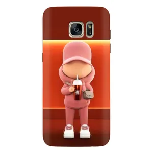 Крутые Чехлы Луи Виттон для Samsung Galaxy S7 Еdge / G935 (AlphaPrint) (С Кофе)