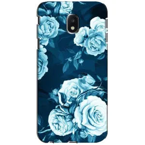 Чехлы (ART) Цветы на Samsung Galaxy J3 2017 (J330FN европейская версия) (VPrint) (Голубые Бутоны)