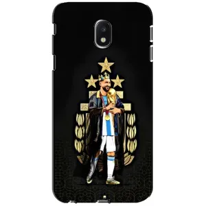 Чехлы для Samsung Galaxy J3 2017 (J330FN европейская версия) (Leo чемпион) (AlphaPrint) (Месси Король)