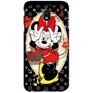 Чехол Disney Mouse Samsung Galaxy J3 2017 (J330FN европейская версия) (PREMIUMPrint) (Минни peace)
