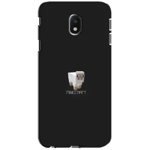 Чехол Майнкрафт на Samsung Galaxy J3 2017 (J330FN европейская версия) (AlphaPrint) Minecraft (Овечка Майнкрафт)