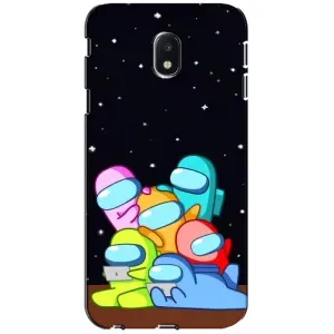 Чохли Амонг Ас для Samsung Galaxy J3 2017 (J330FN европейская версия) (AlphaPrint) (Скіни в космосі)